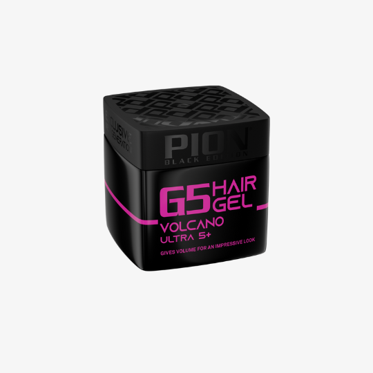 Pion Black Edition G5 Volcano Gel para Cabelo Fixação Forte 5+ 320 ml